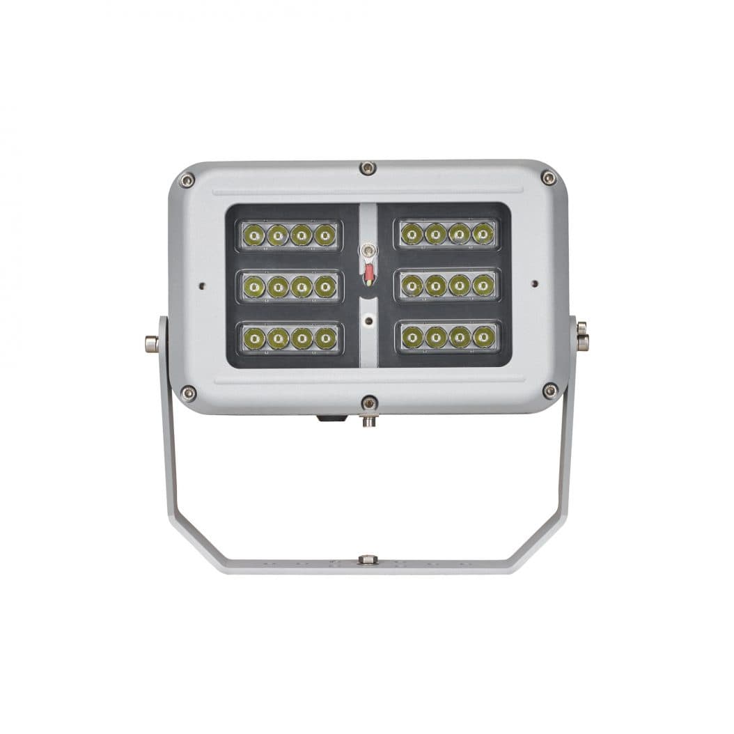 led flood light with emergency backup