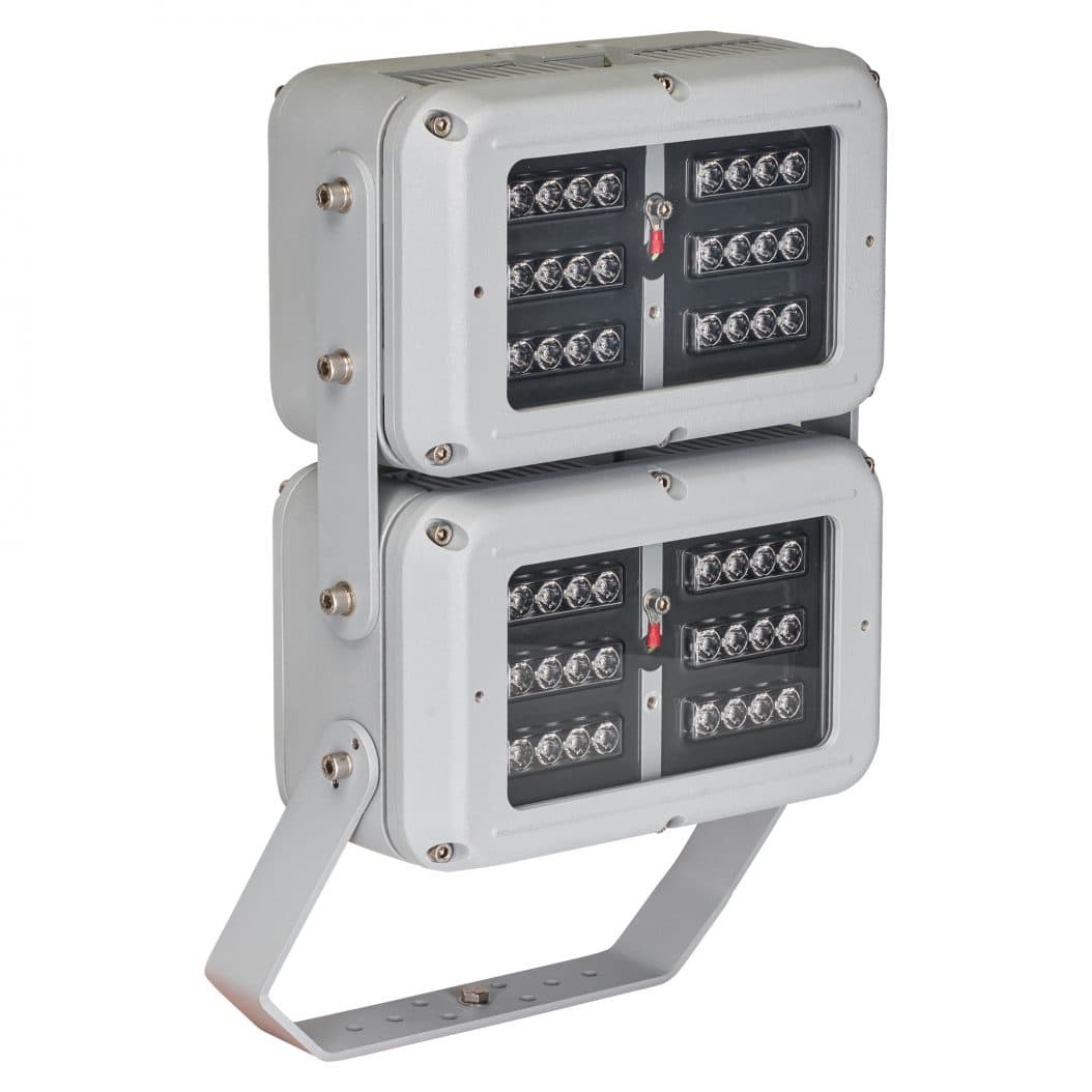 led flood light with emergency backup