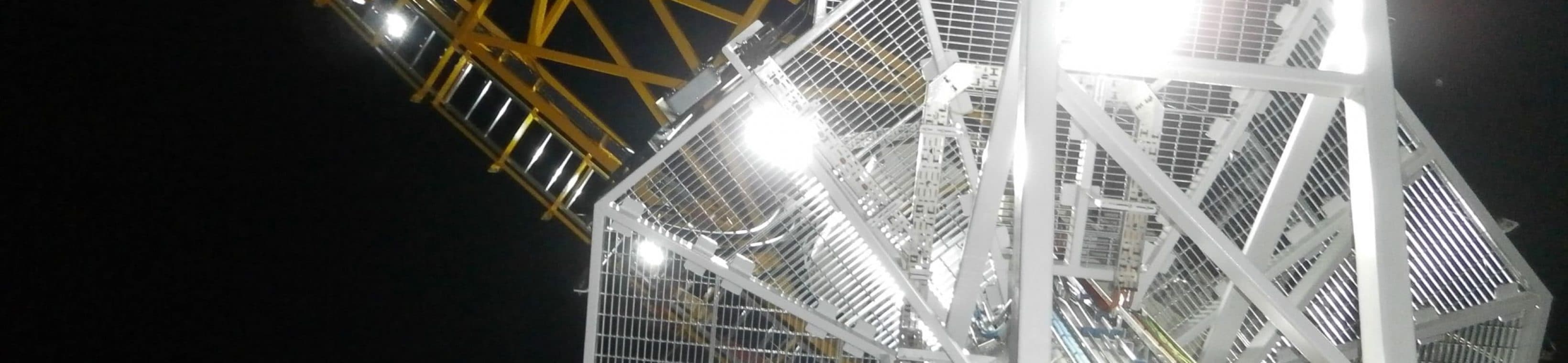 flood light in hazardous area