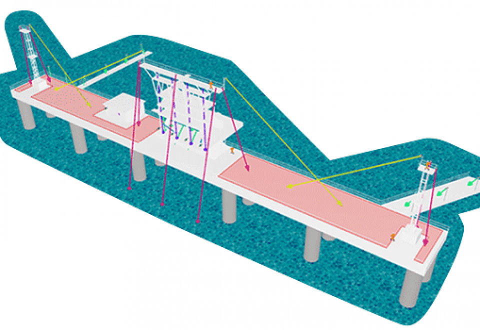 Lighting Design Service 3D Visual Model of Lighting Installation