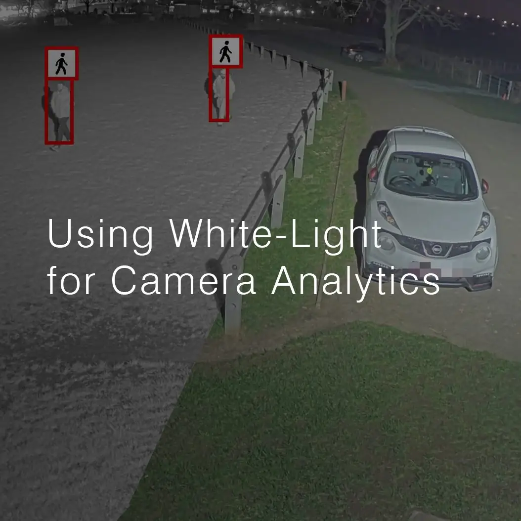 Using White-Light for Camera Analytics